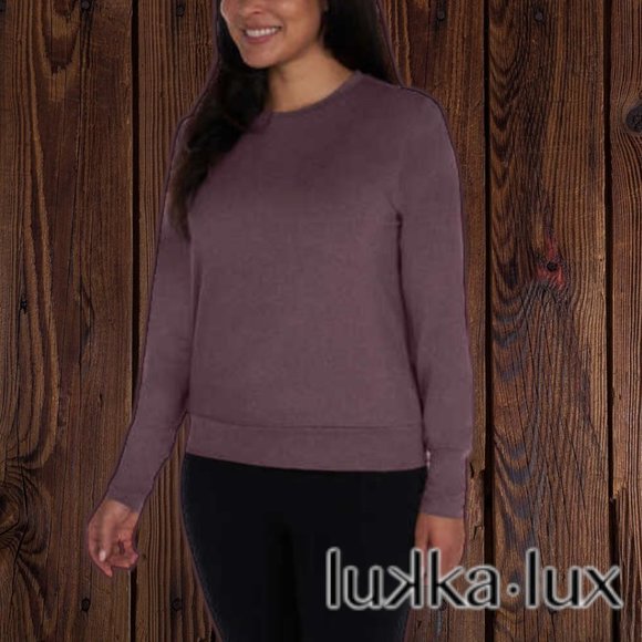 Lukka Lux | Long Sleeve Active Top 2 Pack Relaxed Fit | Purple/Navy | NWOT - Picture 4 of 4
